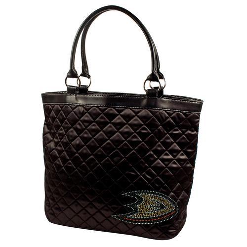 Anaheim Ducks NHL Sport Noir Quilted Tote