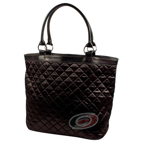 Carolina Hurricanes NHL Sport Noir Quilted Tote