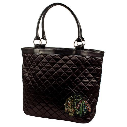 Chicago Blackhawks NHL Sport Noir Quilted Tote