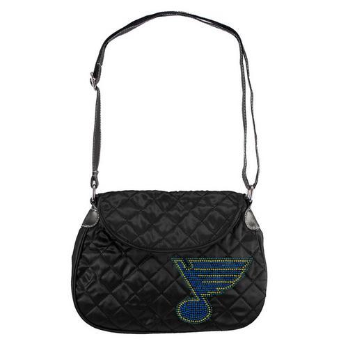 St. Louis Blues NHL Sport Noir Quilted Saddlebag