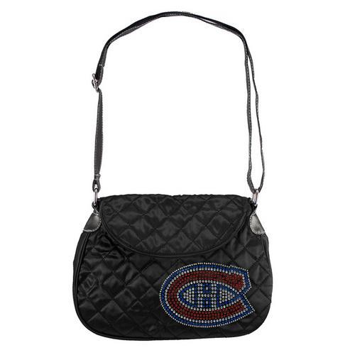 Montreal Canadiens NHL Sport Noir Quilted Saddlebag