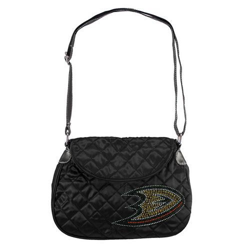 Anaheim Ducks NHL Sport Noir Quilted Saddlebag