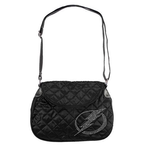 Tampa Bay Lightning NHL Sport Noir Quilted Saddlebag