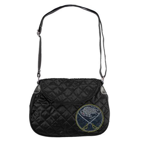 Buffalo Sabres NHL Sport Noir Quilted Saddlebag