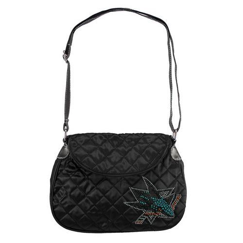 San Jose Sharks NHL Sport Noir Quilted Saddlebag