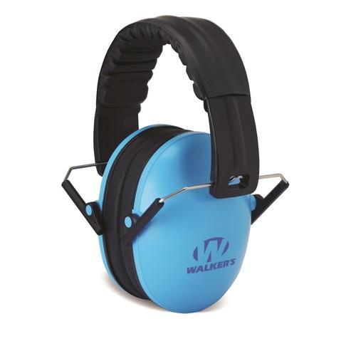 Walkers Kid Passive Folding Muff-23dB NRR-Blue