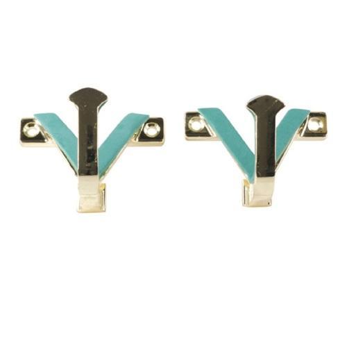 Hyskore Brass Wall Hook Set