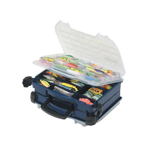 Plano 2-Sided Double-Cover Blue Tackle Box 3952-10