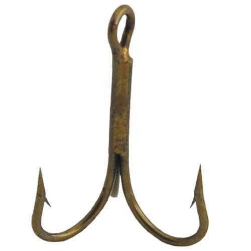 Danielson Bronze Treble Hook Size 1 - Pkg of 144