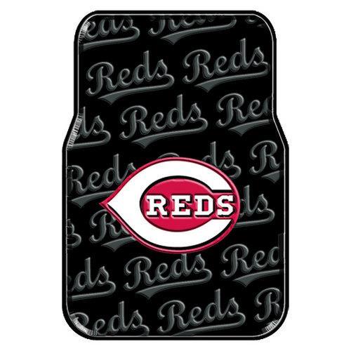 Cincinnati Reds MLB Car Front Floor Mats (2 Front) (17x25")"