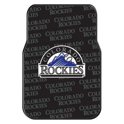 Colorado Rockies MLB Car Front Floor Mats (2 Front) (17x25")"