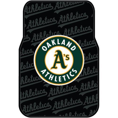 Oakland Athletics MLB Car Front Floor Mats (2 Front) (17x25")"