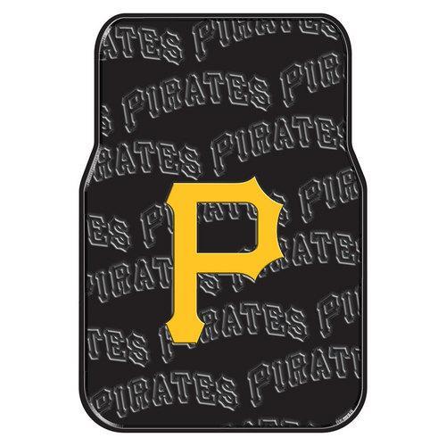 Pittsburgh Pirates MLB Car Front Floor Mats (2 Front) (17x25")"