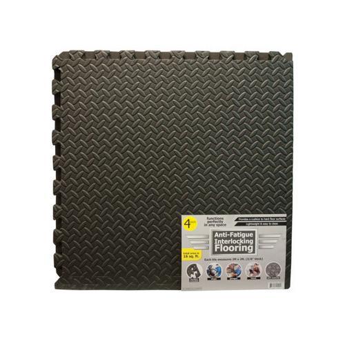 Anti-Fatigue Textured Interlocking Flooring Set ( Case of 1 )