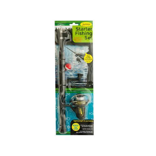 Junior Starter Fishing Set with Extendable Rod ( Case of 1 )