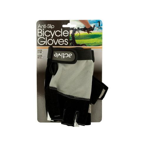 Anti-Slip Bicycle Gloves with Breathable Top Layer ( Case of 2 )