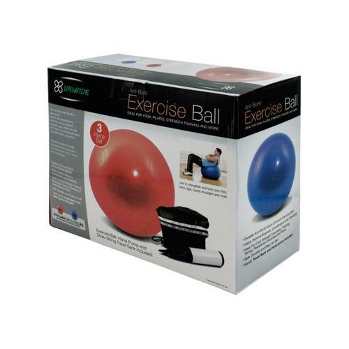 Exercise Ball with Pump Set ( Case of 1 )