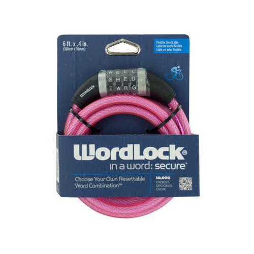 WordLock Flexible Steel Cable Bike Lock ( Case of 12 )