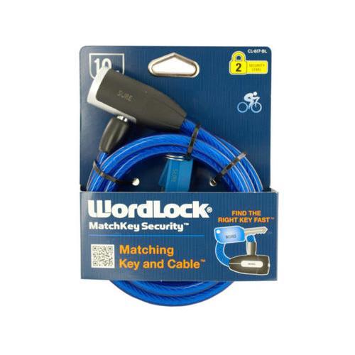 WordLock MatchKey Security Bike Lock ( Case of 12 )