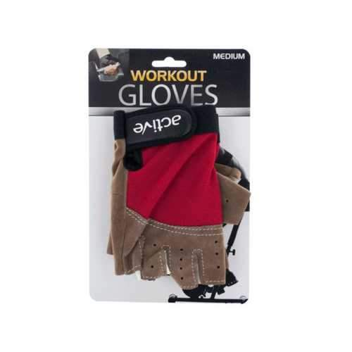 Medium Size Breathable Workout Gloves ( Case of 4 )