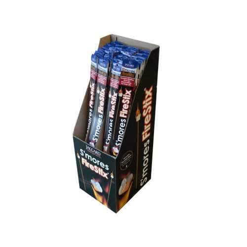 S'mores FireStix Campfire Skewers Floor Display ( Case of 12 )