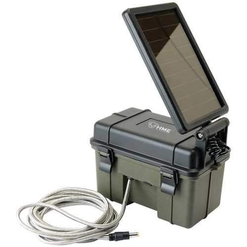 Hme 12-volt Battery Box With 2-watt Solar Panel (pack of 1 Ea)