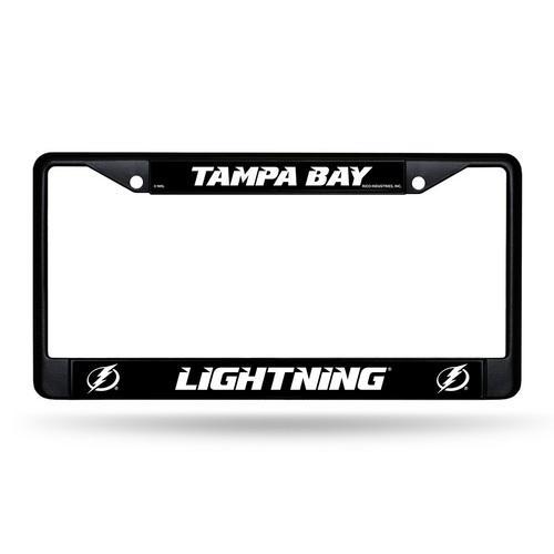 Tampa Bay Lightning NHL Black License Plate Frame