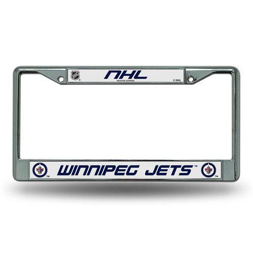 Winnipeg Jets NHL Chrome License Plate Frame