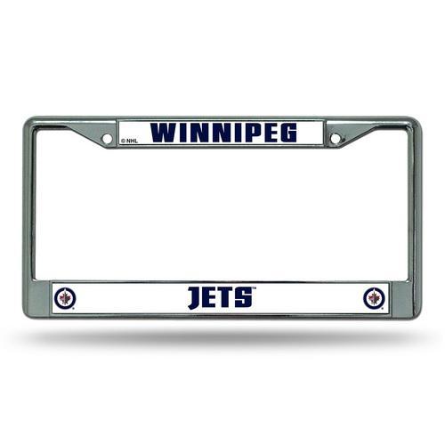 Winnipeg Jets NHL Chrome License Plate Frame