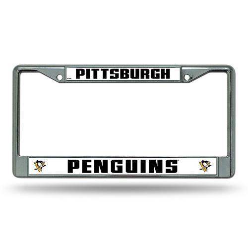 Pittsburgh Penguins NHL Chrome License Plate Frame