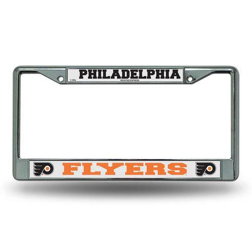 Philadelphia Flyers NHL Chrome License Plate Frame