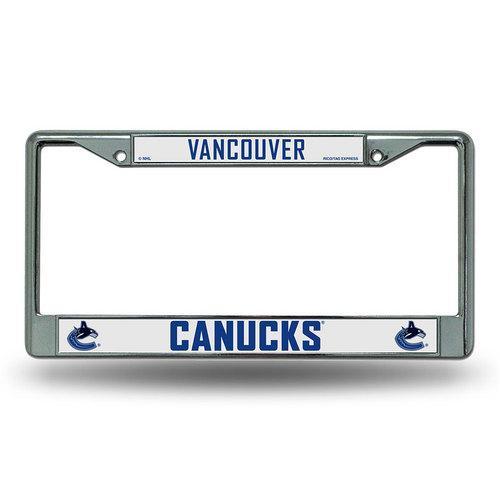 Vancouver Canucks NHL Chrome License Plate Frame