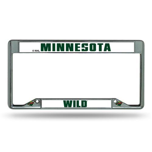 Minnesota Wild NHL Chrome License Plate Frame