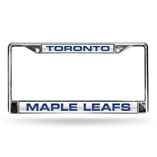 Toronto Maple Leafs NHL Chrome Laser Cut License Plate Frame