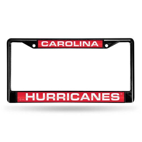 Carolina Hurricanes NHL Laser Cut Black License Plate Frame