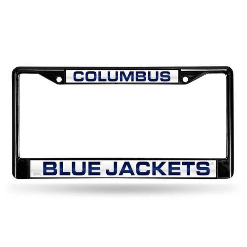 Columbus Blue Jackets NHL Laser Cut Black License Plate Frame