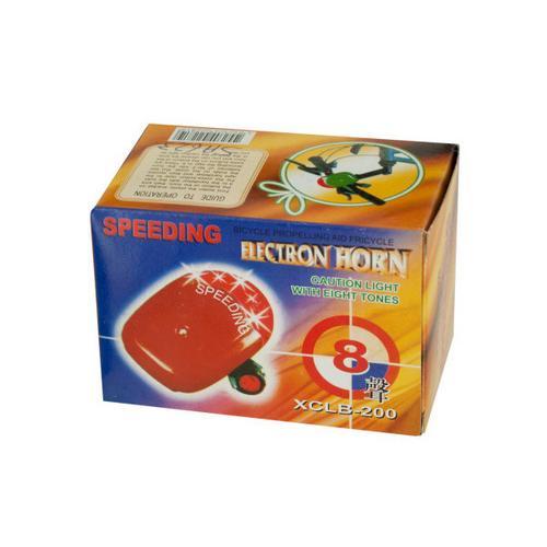 Bicycle Caution Light with 8 Sounds ( Case of 20 )