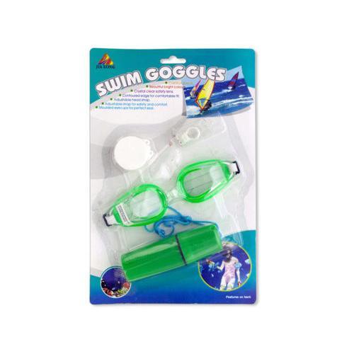 Swim Goggles & Accessories Set ( Case of 48 )