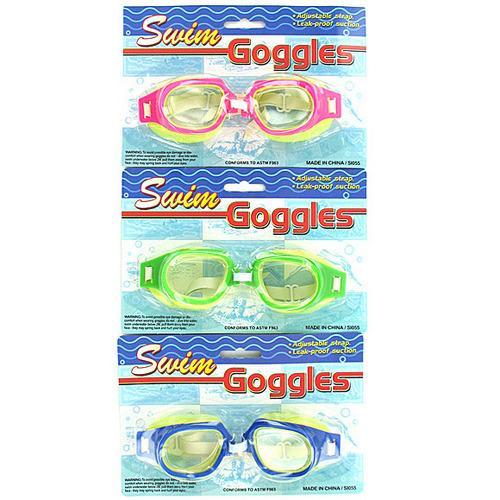 Leak-Proof Adjustable Swim Goggles ( Case of 24 )