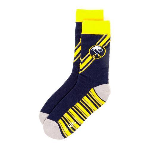 Buffalo Sabres NHL Stylish Socks Slant Stripe" (1 Pair) (M-L)"