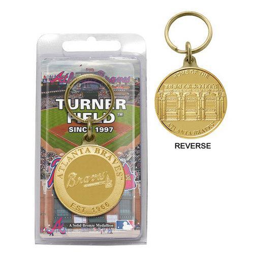 Atlanta Braves Bronze Key Chain