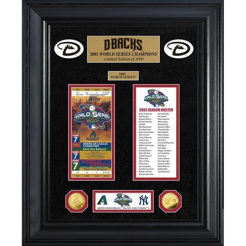 Arizona Diamondbacks World Series Deluxe Gold Coin &amp; Ticket Collection