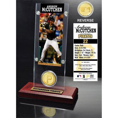 Andrew McCutchen Ticket &amp; Bronze Coin Acrylic Desk Top