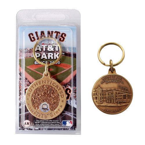 AT&amp;T Park Bronze Infield Dirt Keychain