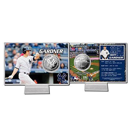 Brett Gardner Silver Coin Card