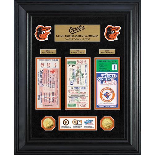 Baltimore Orioles World Series Deluxe Gold Coin &amp; Ticket Collection