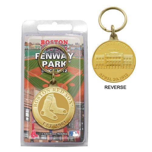 Boston Red Sox Bronze Key Chain