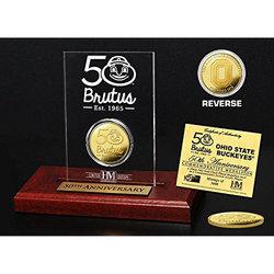 Brutus 50th Anniversary" Etched Display Gold Mint Coin"