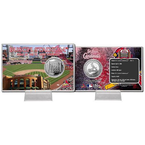 Busch Stadium Silver Coin Card