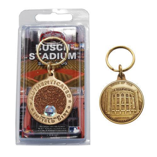 Busch Stadium Bronze Infield Dirt Keychain